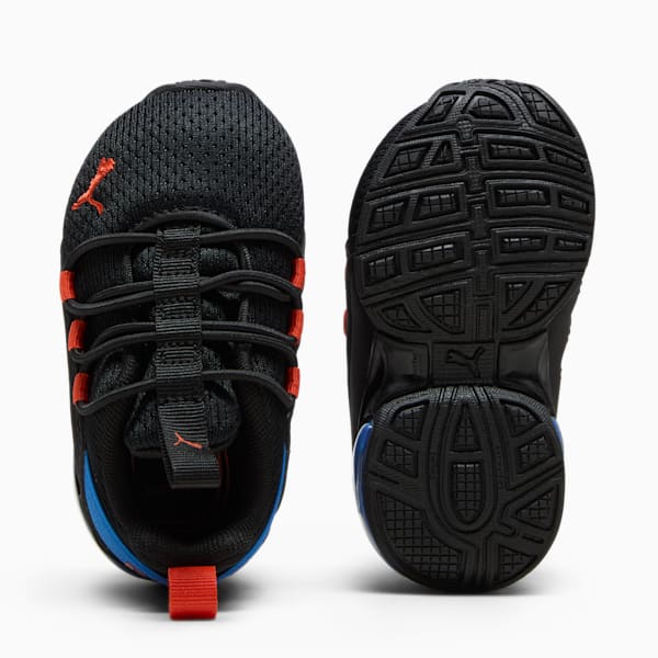Tenis para infantes Axelion Mesh, PUMA Black-Redmazing-Hyperlink Blue, extralarge
